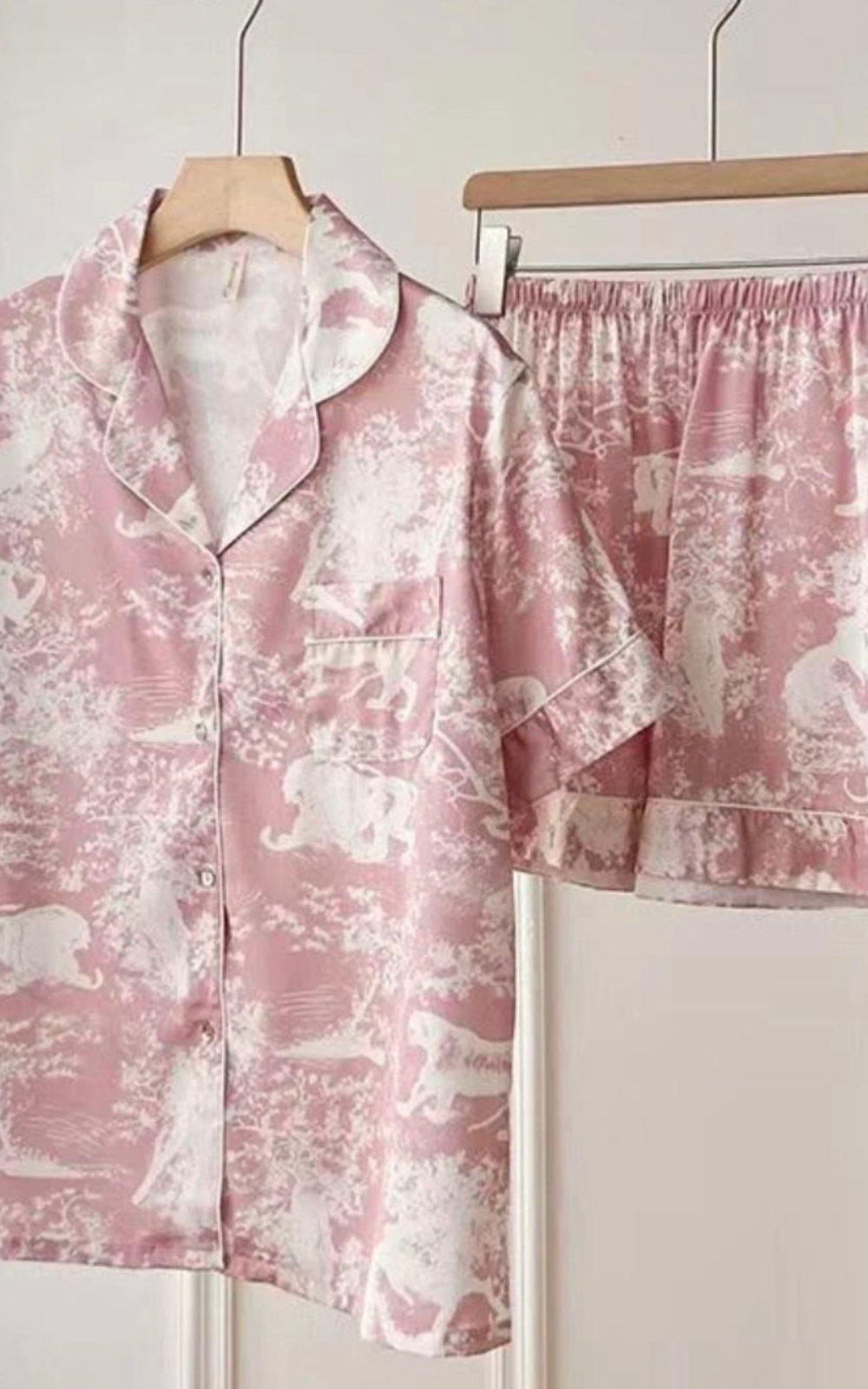 Pink Toile by Jouy Short de