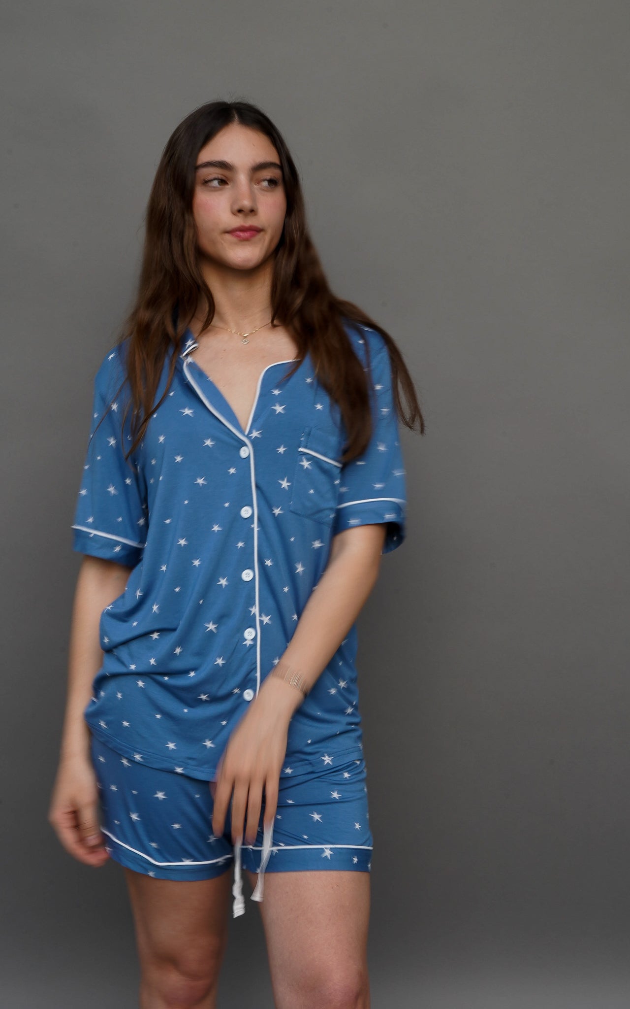 Pijama Short - Blue Stars Ella