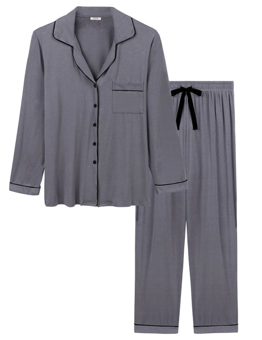 Pijama pantalón gris EL