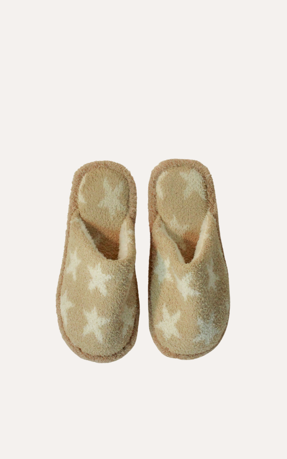 Slippers-Stars Beige