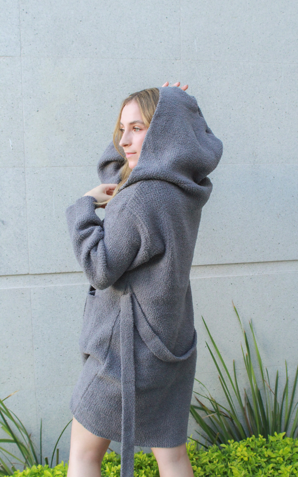 Sherpa Coat-Gray