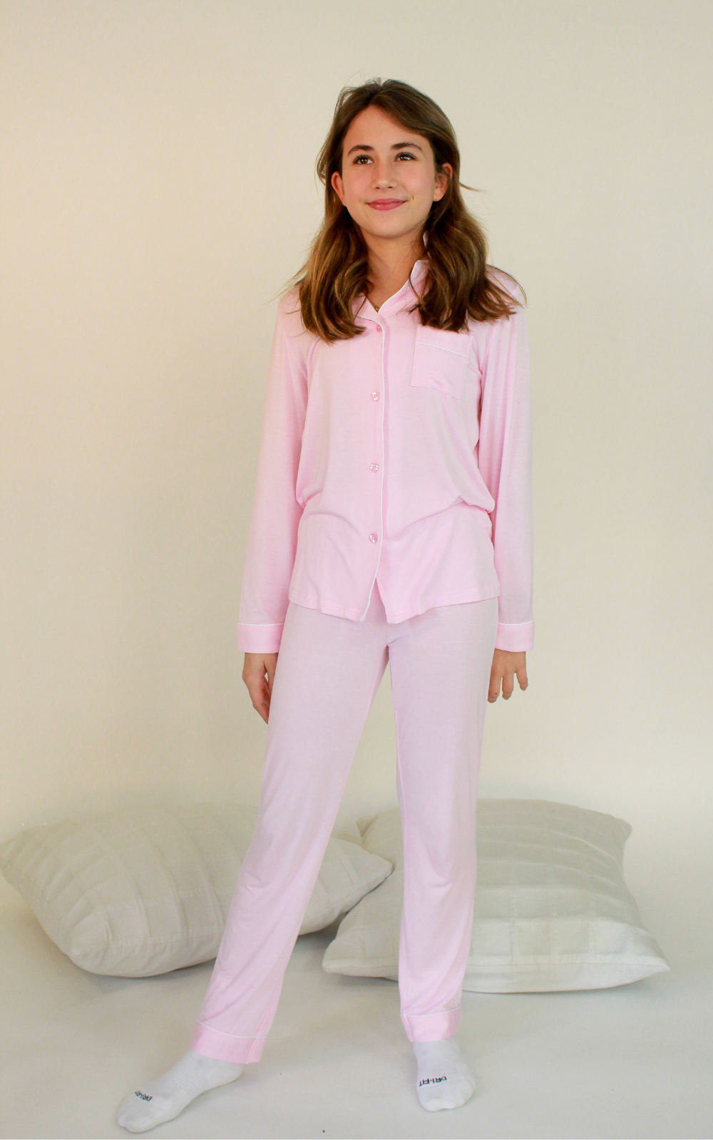 Pijama Pantalón- Rosa Niños