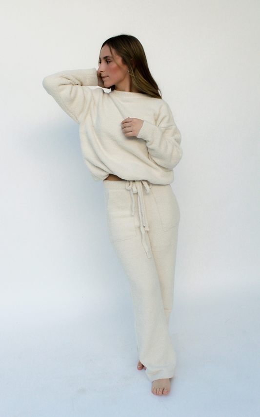 Loungewear Sherpa- Ivory