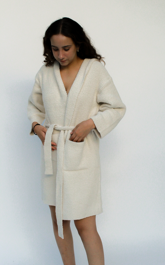 Sherpa Coat-Ivory