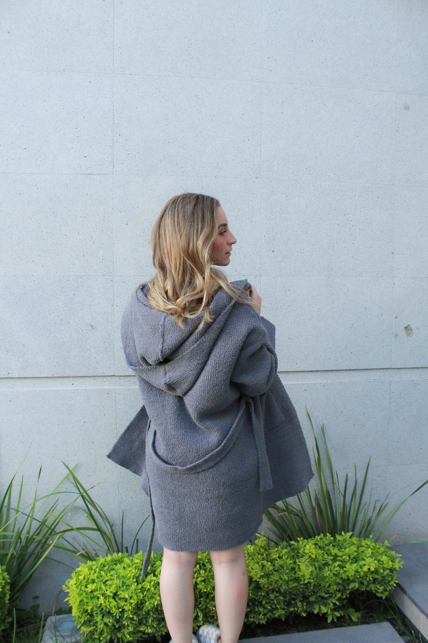 Sherpa Coat-Gray