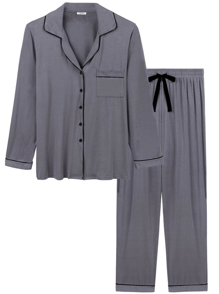 Pijama Pantalón- Gris El